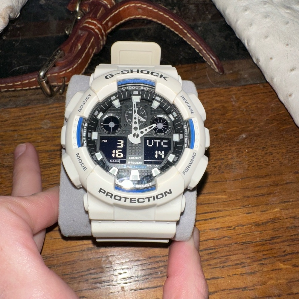 G-Shock Cream Analog-Digital Watch